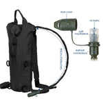 iMounTEK Tactical Hydration Pack 3L Water Bladder | Adjustable Water Drink Backpack