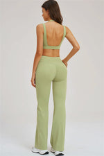 The Sizzle Sports Bra Flared Leggings | 2-Piece Set