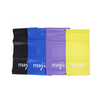 Maji Sports Full Body Exercise & Stretch Bands | Variable Resistance 4-Pack