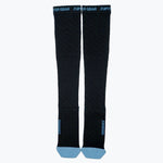 JupiterGear Endurance Compression Socks for Running and Hiking | Black with Blue Accent