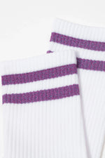 Conte Active Cotton Long Socks with Lurex Stripes