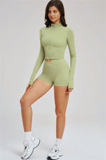 The Sizzle Zip Jacket Shorts | 2-Piece Set