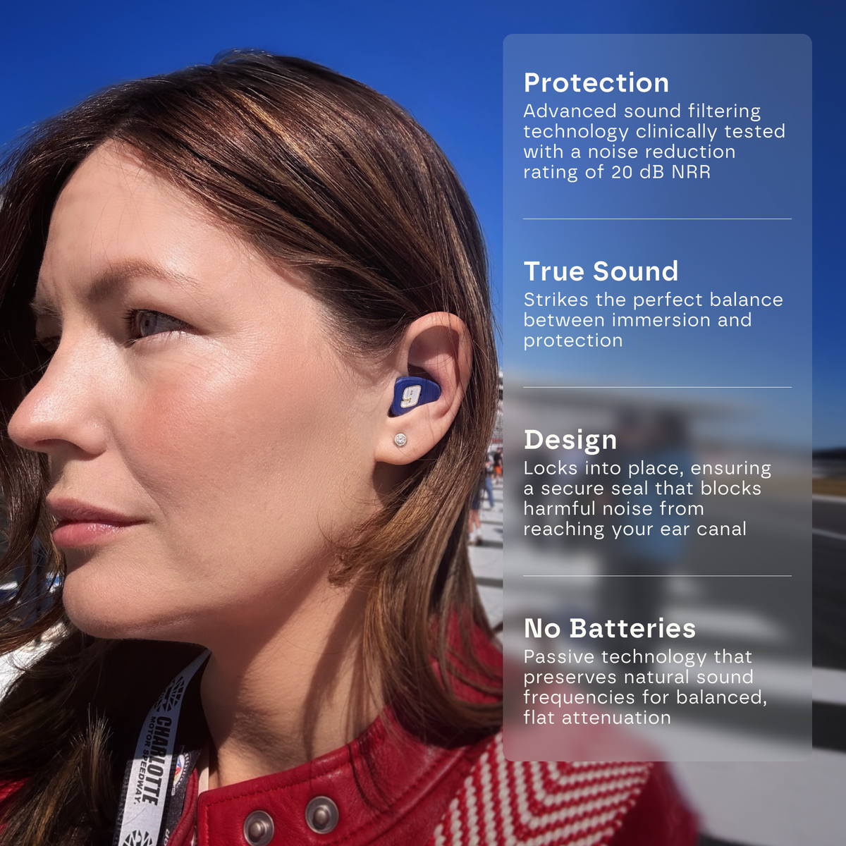 EAROS x Hendrick Motorsports® Earplugs