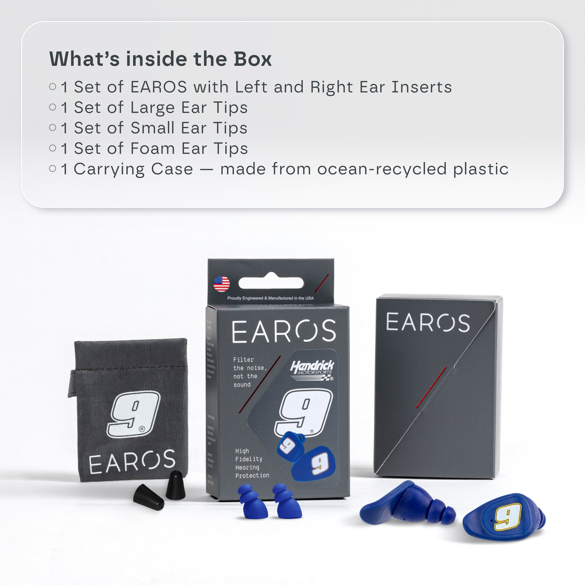 EAROS x Hendrick Motorsports® Earplugs