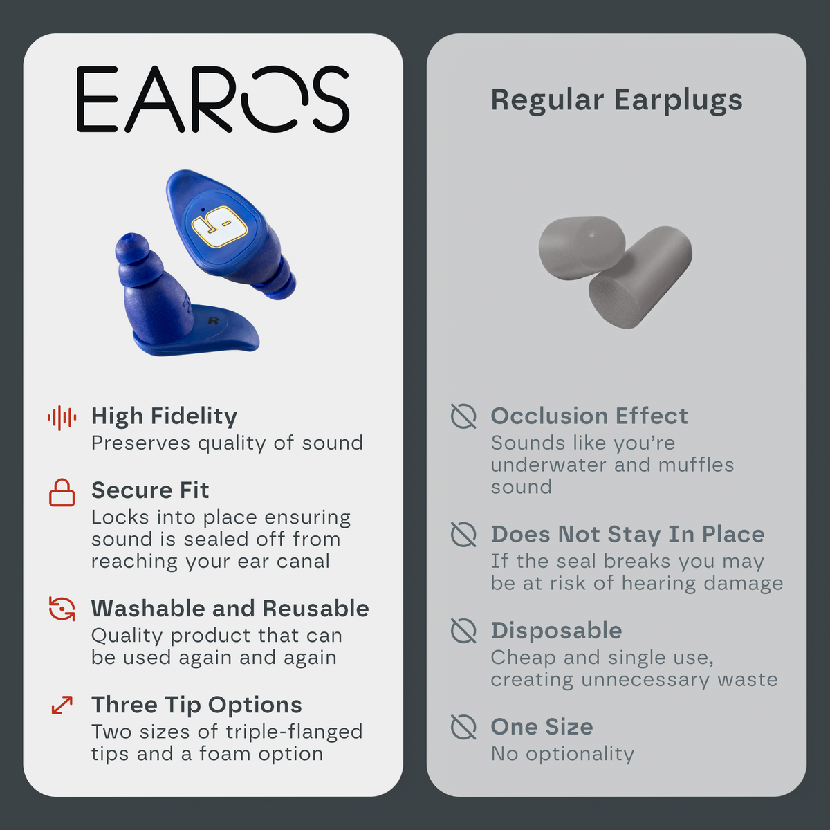 EAROS x Hendrick Motorsports® Earplugs