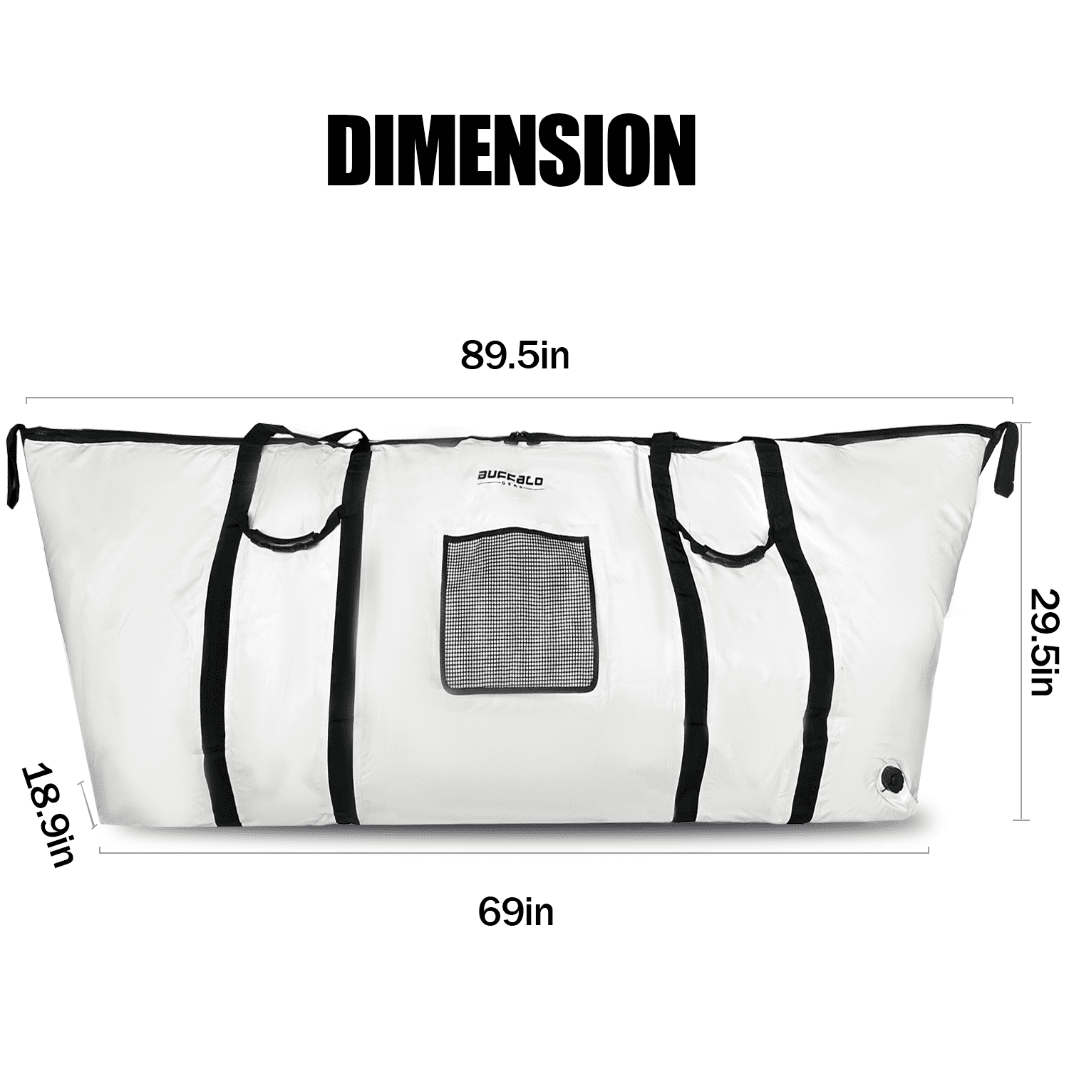 90" Fish Cooler Bag with YKK Zipper