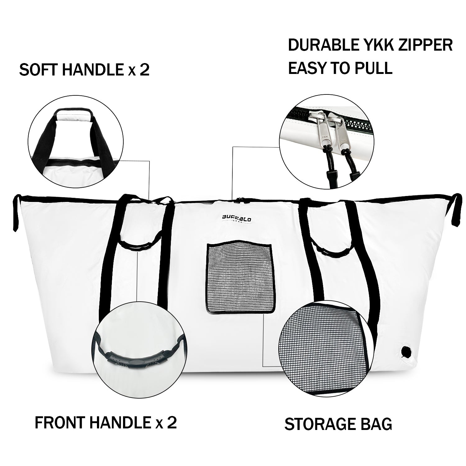 90" Fish Cooler Bag with YKK Zipper