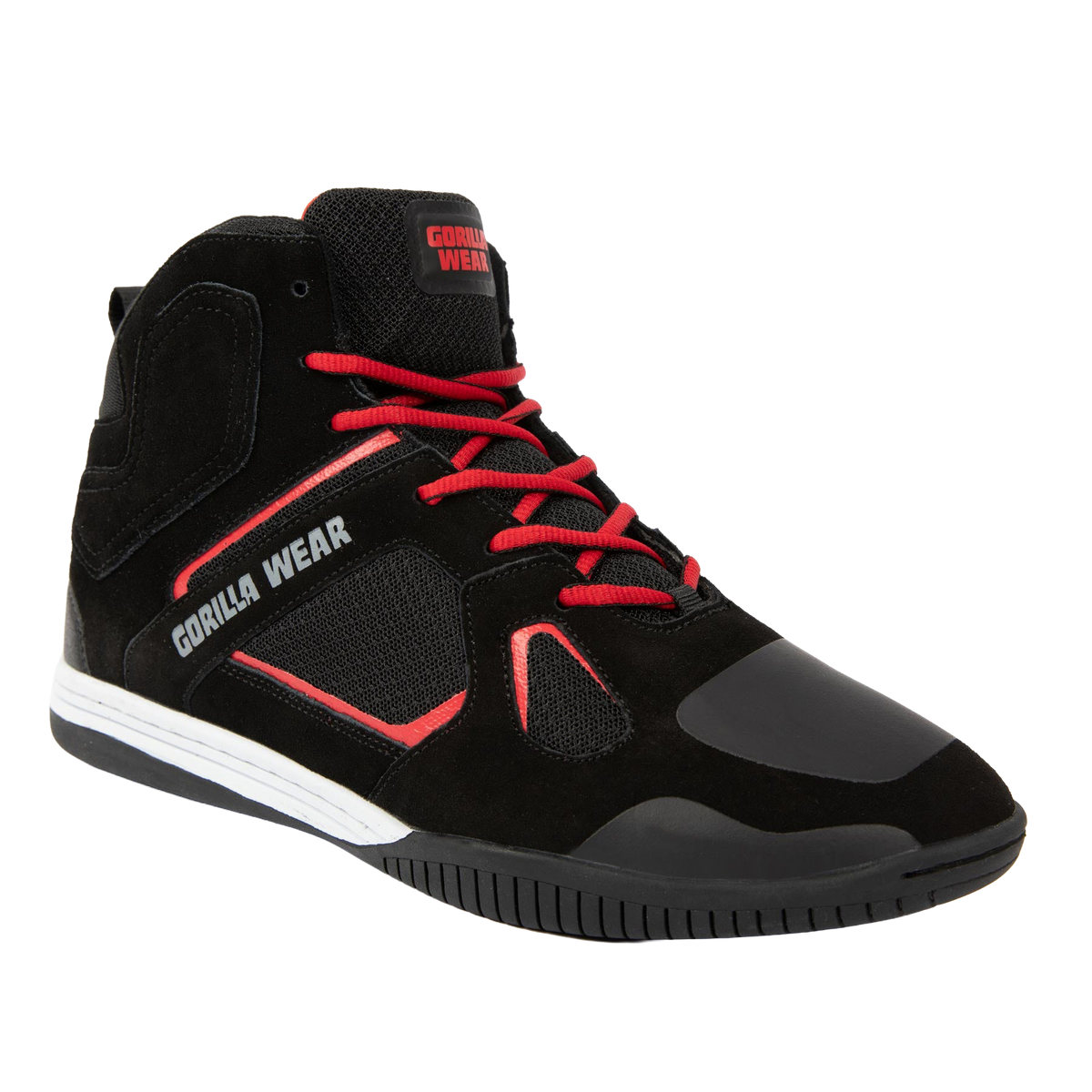 Troy High Tops | Black/Red