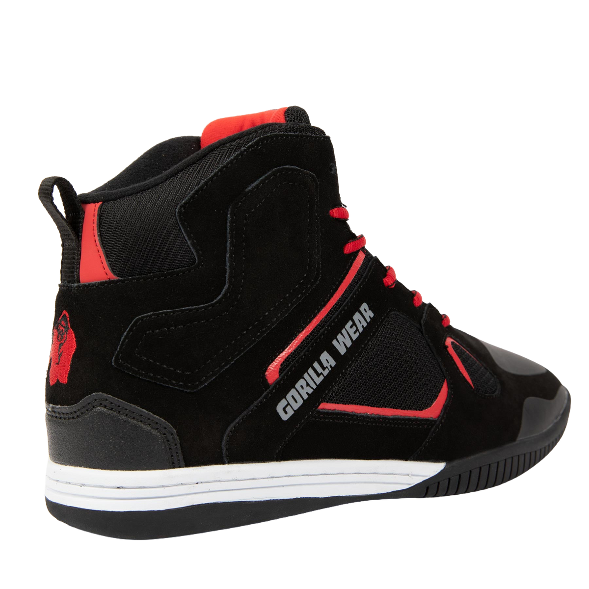 Troy High Tops | Black/Red