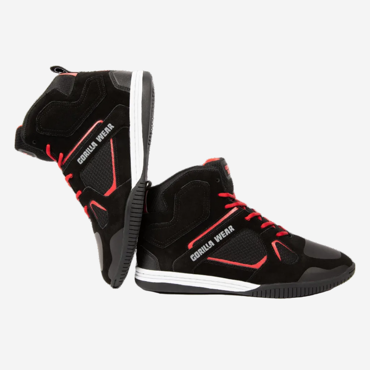 Troy High Tops | Black/Red