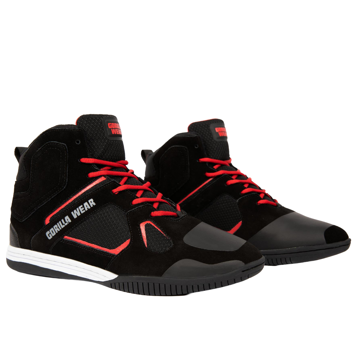 Troy High Tops | Black/Red