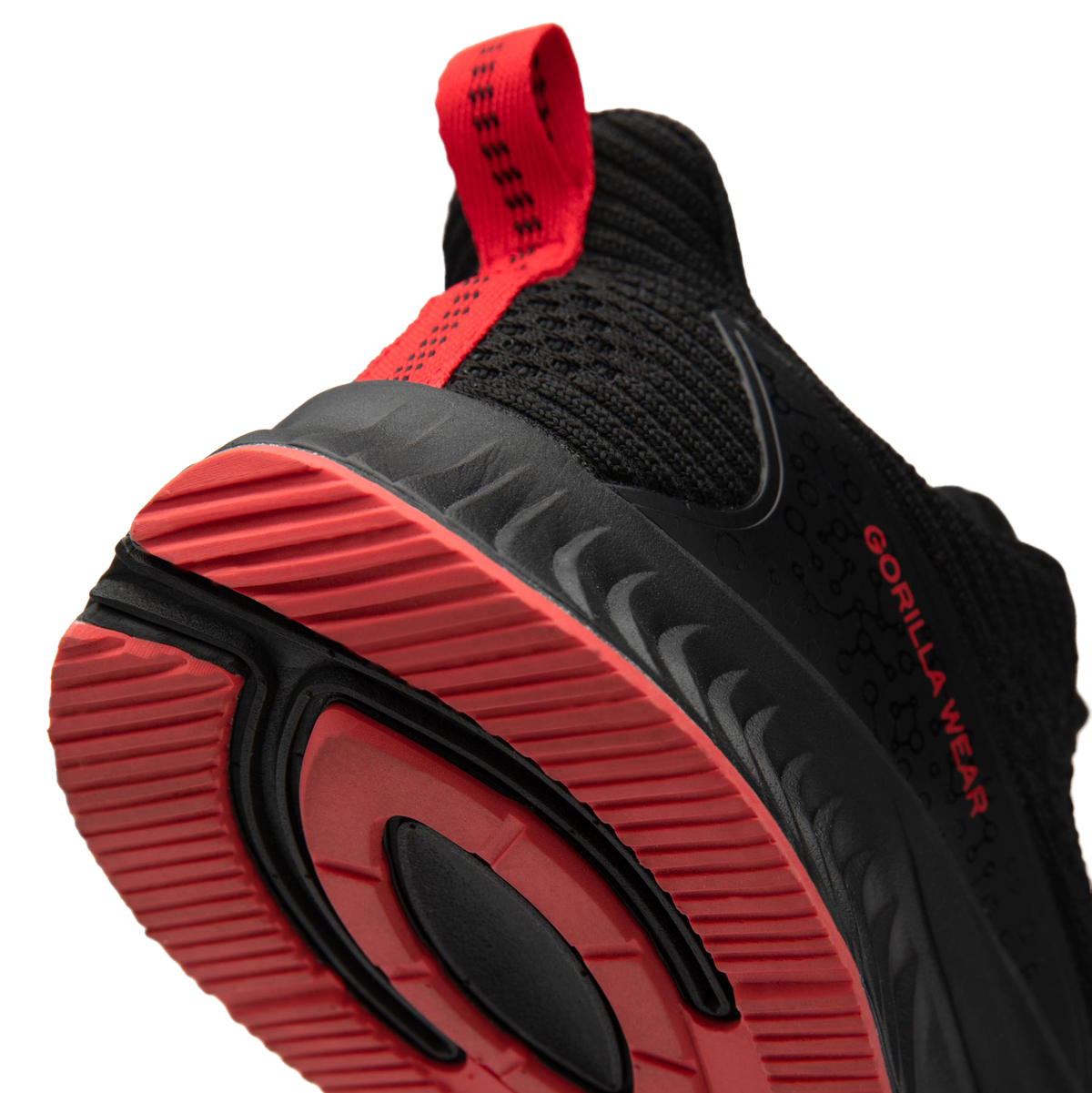 Milton Training Shoes | Black/Red