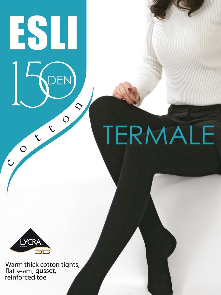 Conte/Esli Termale 150 Den 74% Cotton Warm Opaque Women's Tights | 15С-48СПЕ/Т
