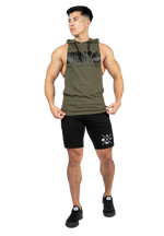 Rogers Hooded Tank Top | Green