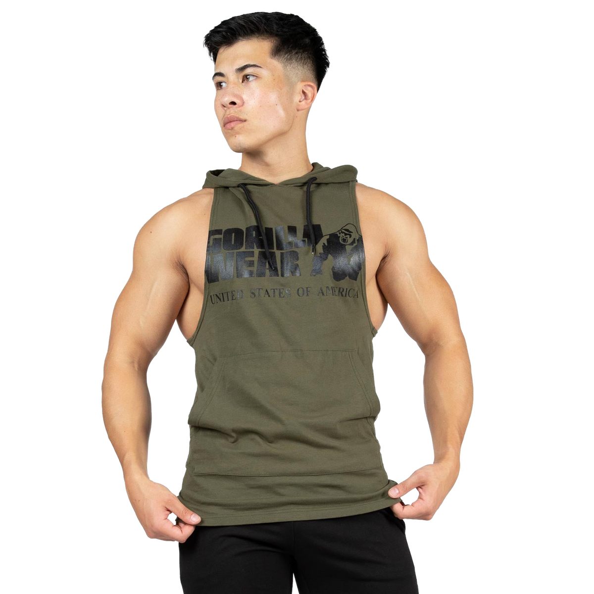 Rogers Hooded Tank Top | Green