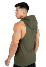 Rogers Hooded Tank Top | Green