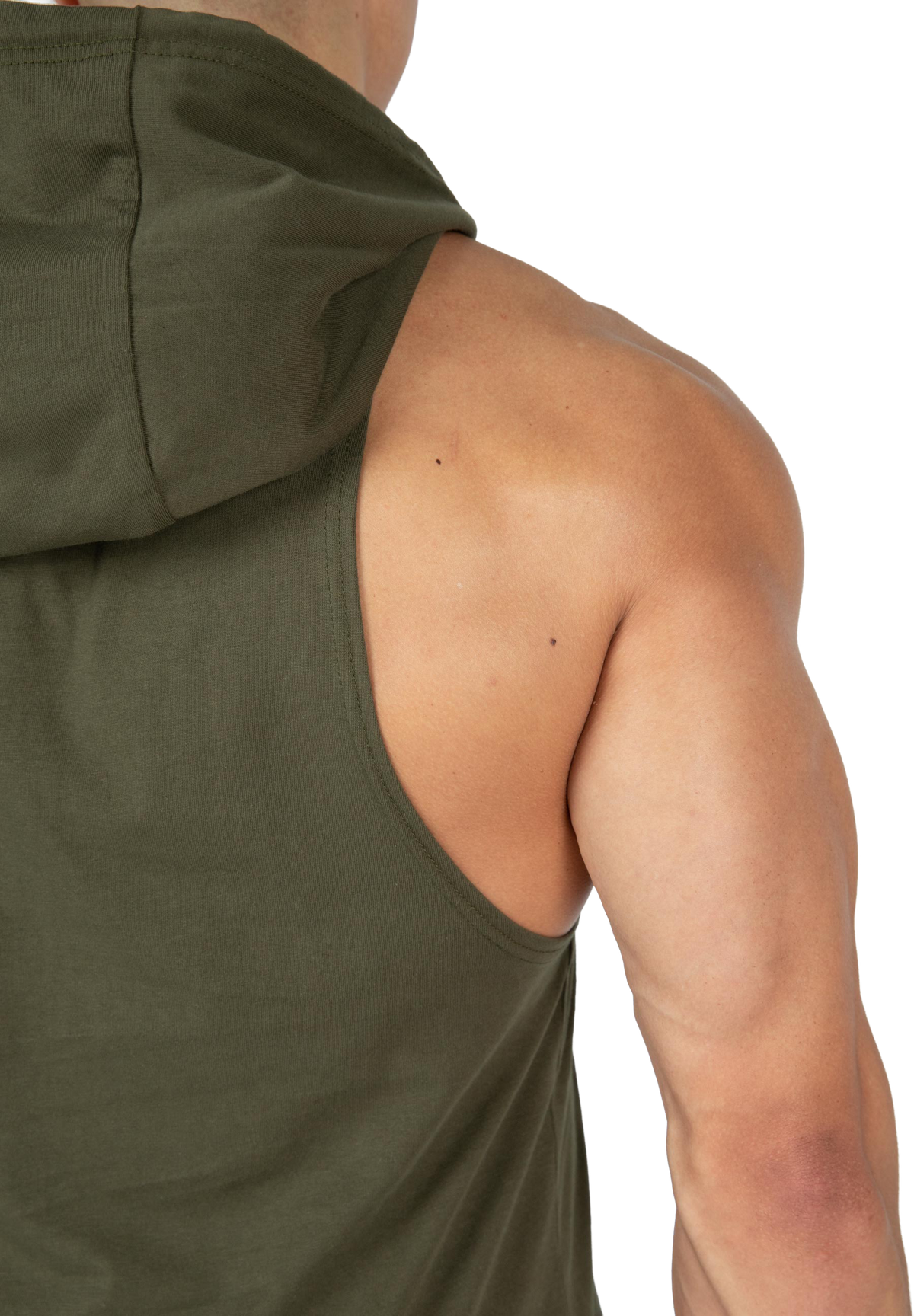 Rogers Hooded Tank Top | Green
