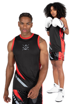 Hornell Tank Top Black/Red | Unisex
