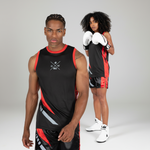 Hornell Tank Top Black/Red | Unisex