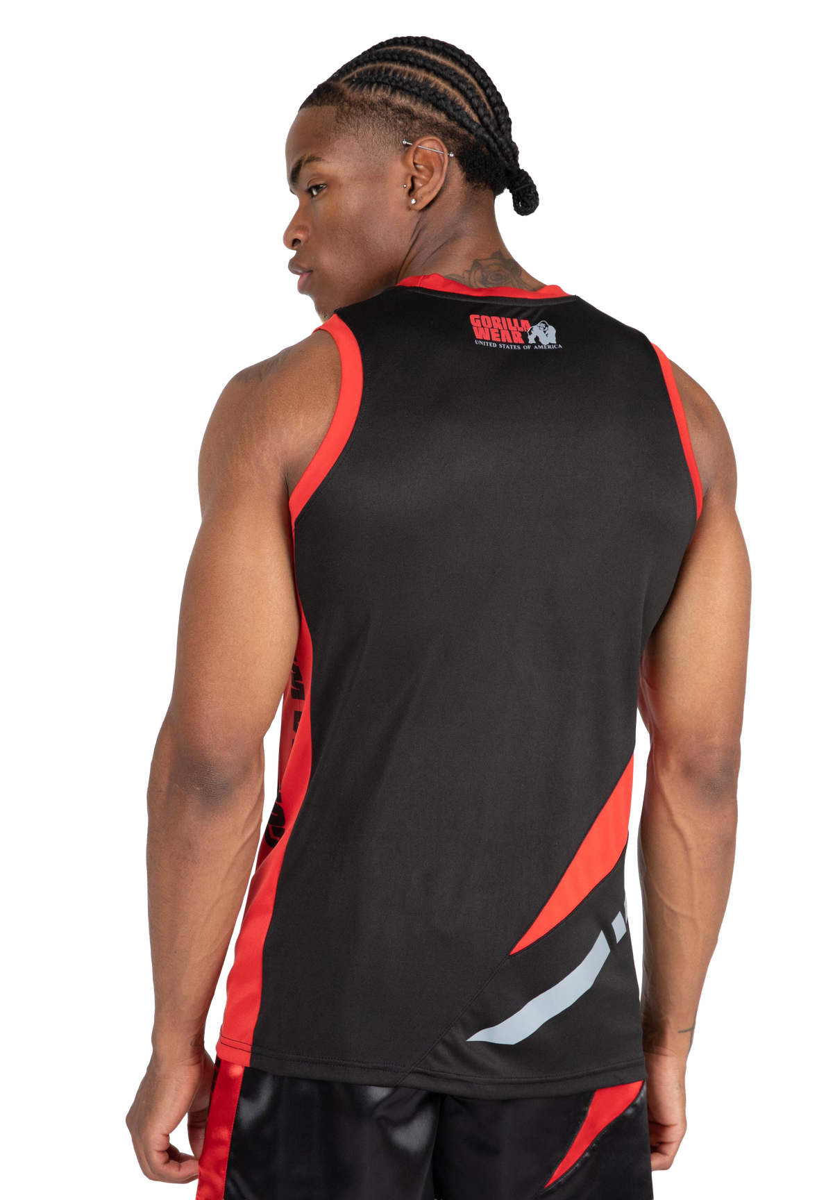 Hornell Tank Top Black/Red | Unisex