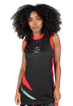 Hornell Tank Top Black/Red | Unisex