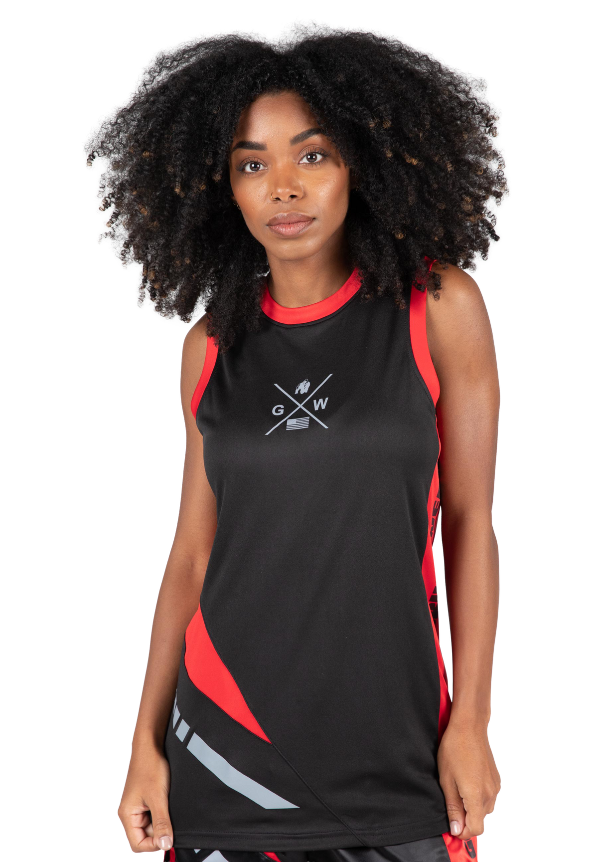 Hornell Tank Top Black/Red | Unisex