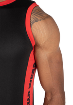 Hornell Tank Top Black/Red | Unisex
