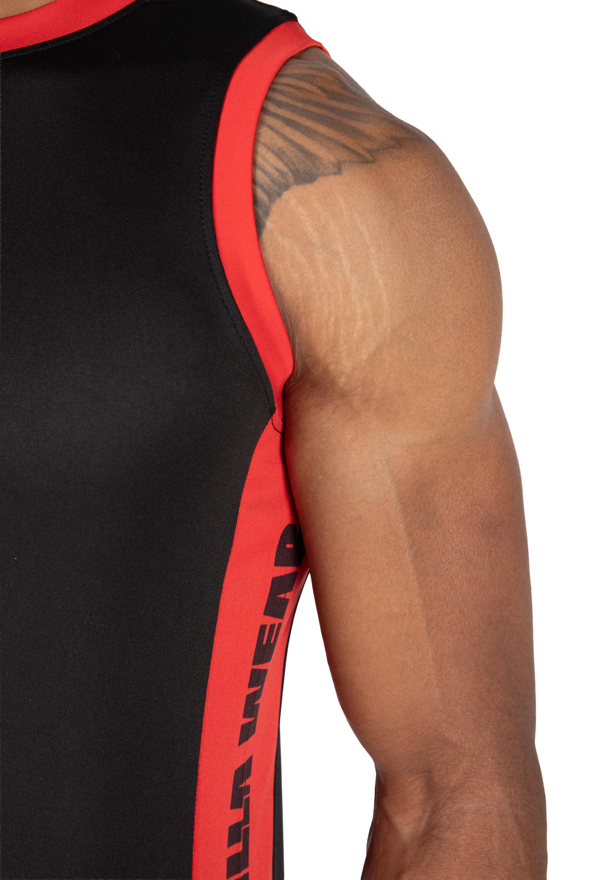 Hornell Tank Top Black/Red | Unisex