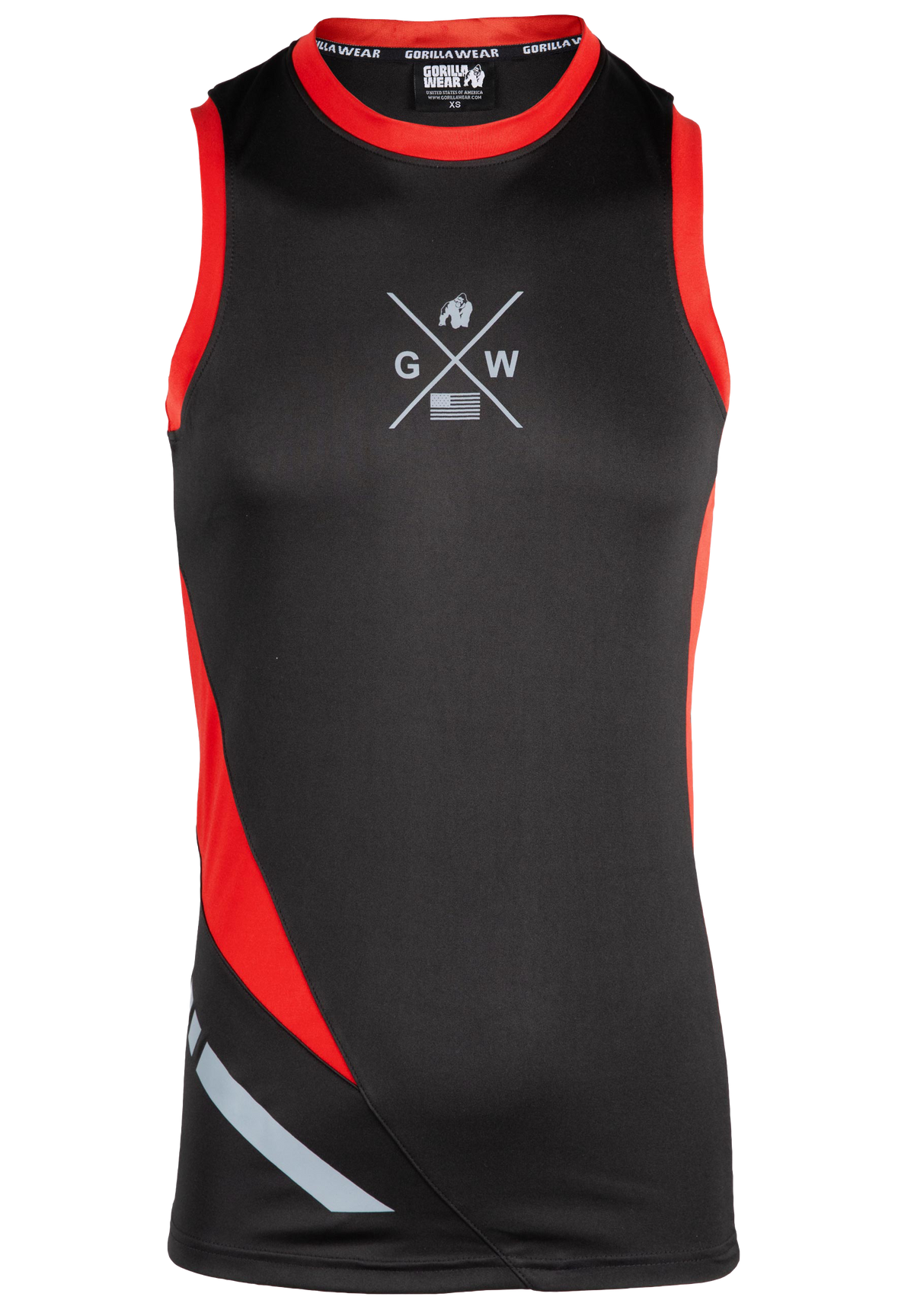 Hornell Tank Top Black/Red | Unisex