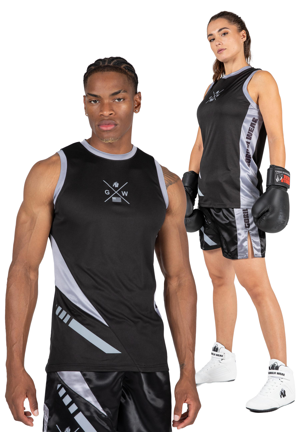 Hornell Tank Top Black/Gray | Unisex