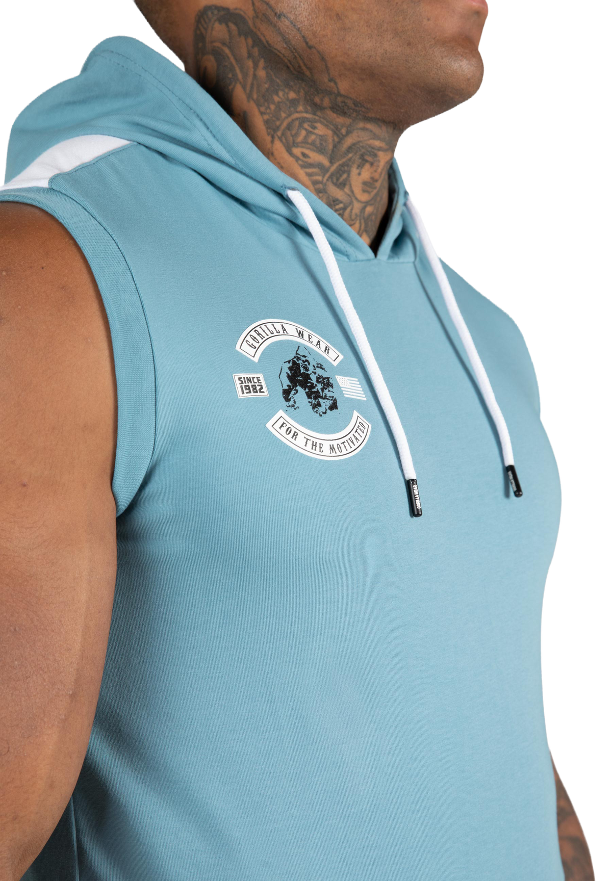 Oswego S/L Hooded T-Shirt | Blue
