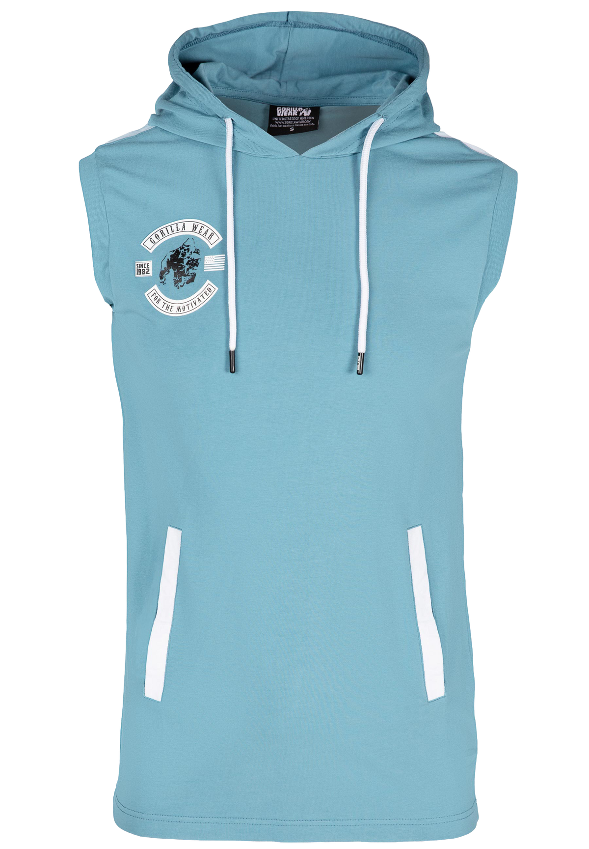 Oswego S/L Hooded T-Shirt | Blue