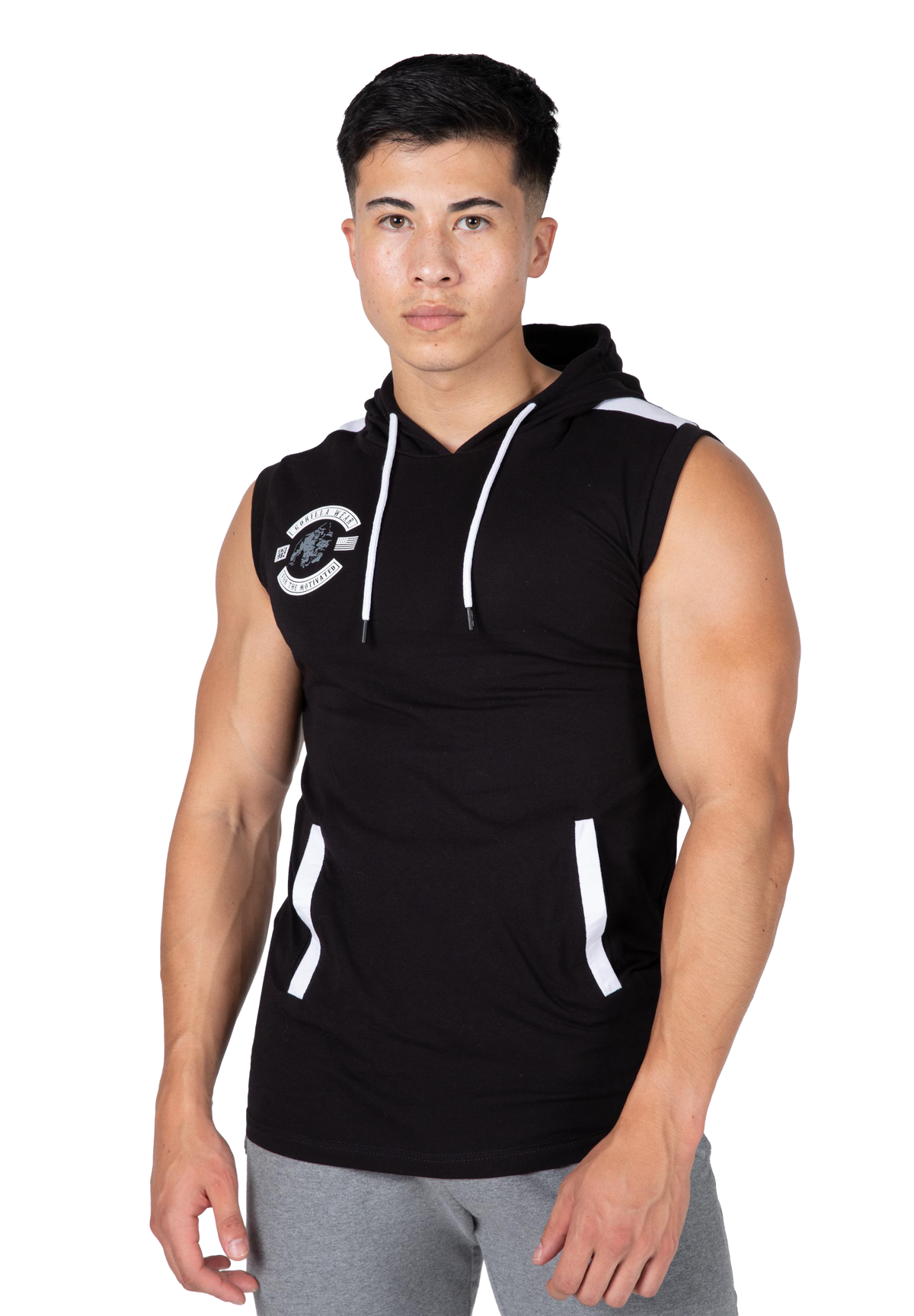 Oswego S/L Hooded T-Shirt | Black