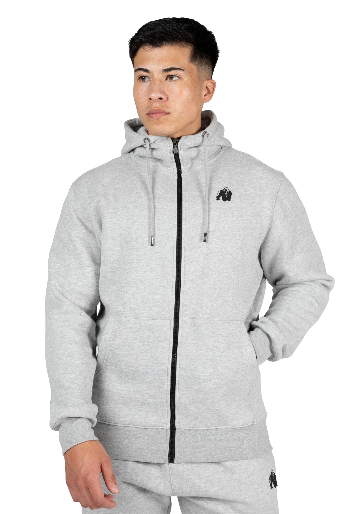Kennewick Zipped Hoodie | Gray