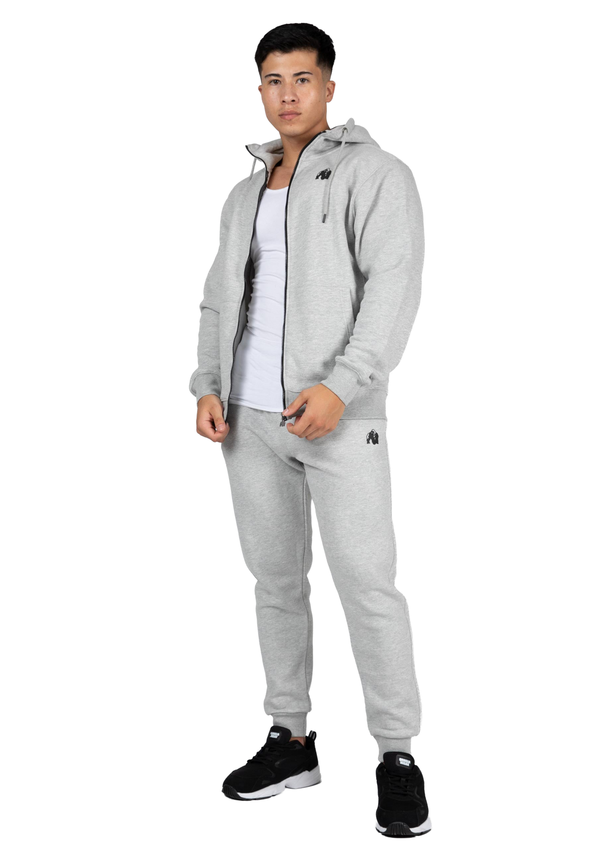 Kennewick Zipped Hoodie | Gray