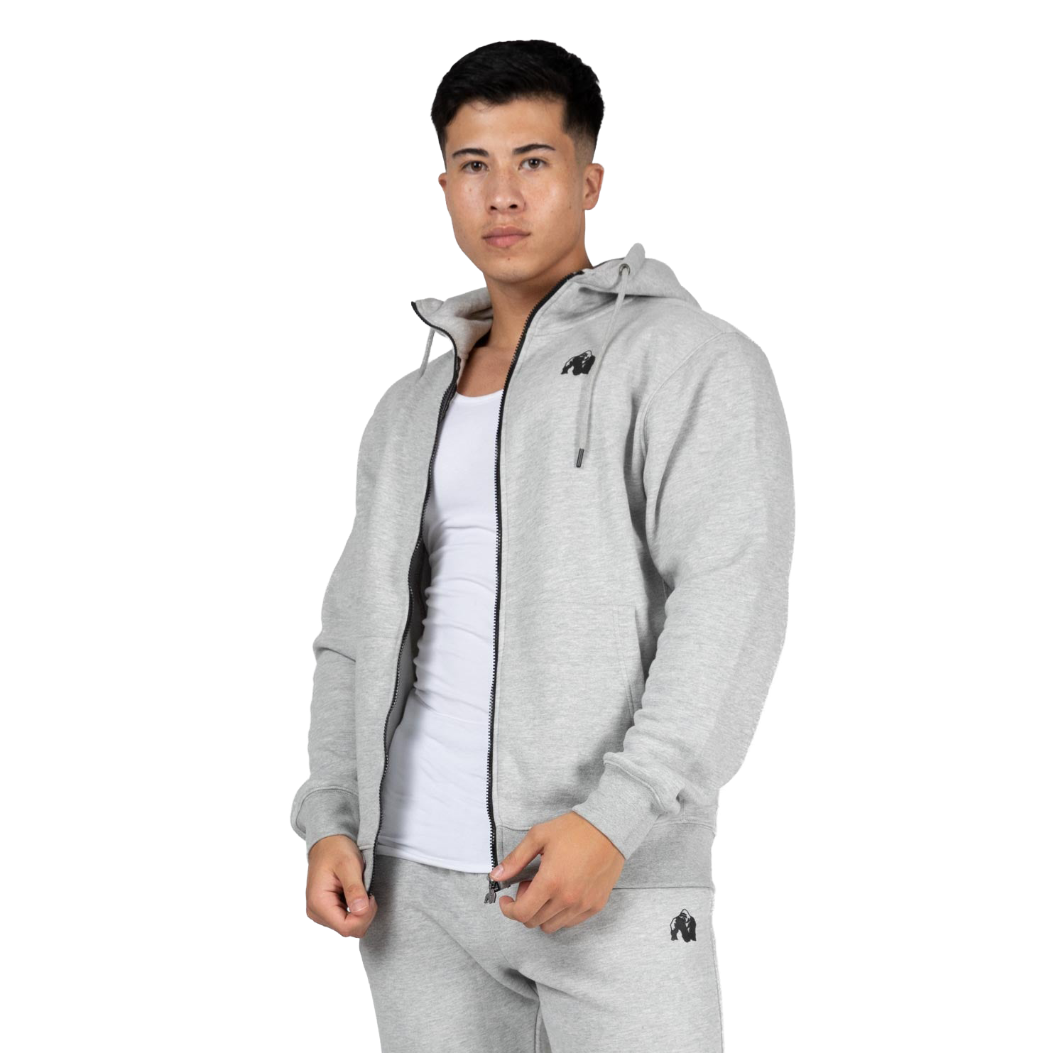 Kennewick Zipped Hoodie | Gray
