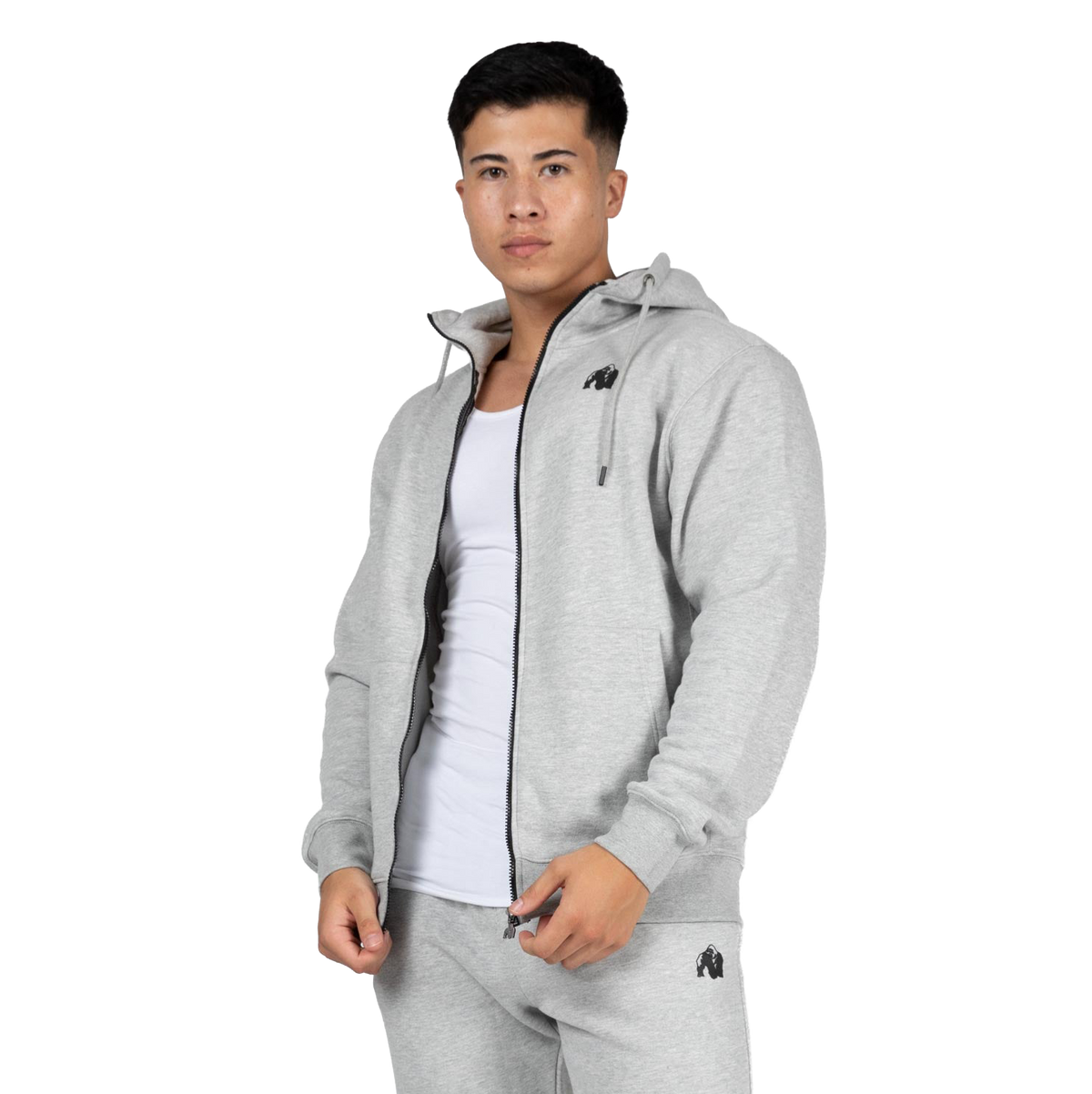 Kennewick Zipped Hoodie | Gray