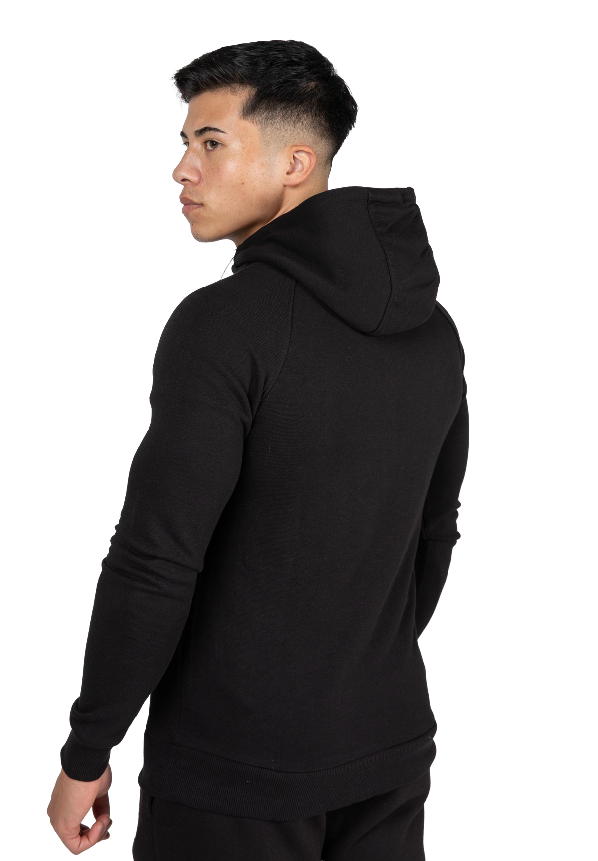 Payette Zipped Hoodie | Black
