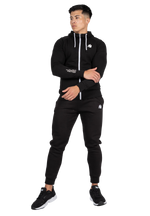 Payette Zipped Hoodie | Black