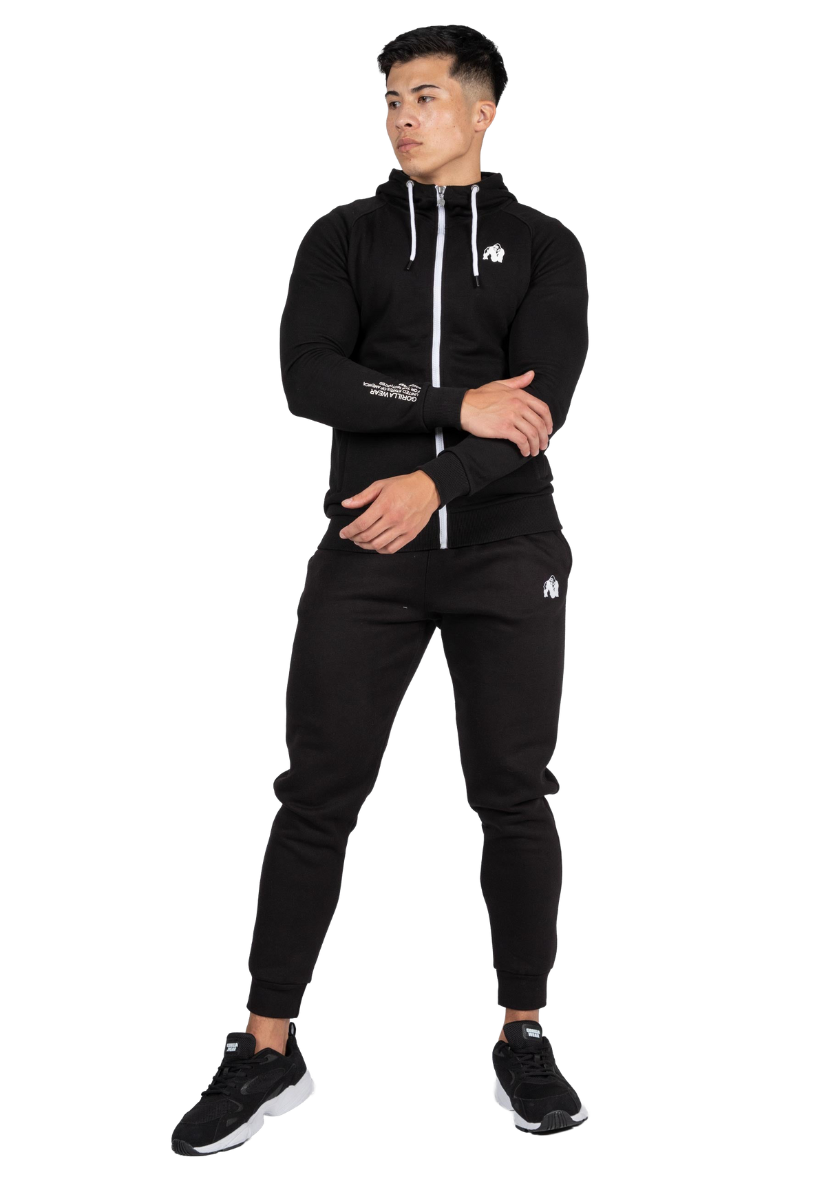 Payette Zipped Hoodie | Black
