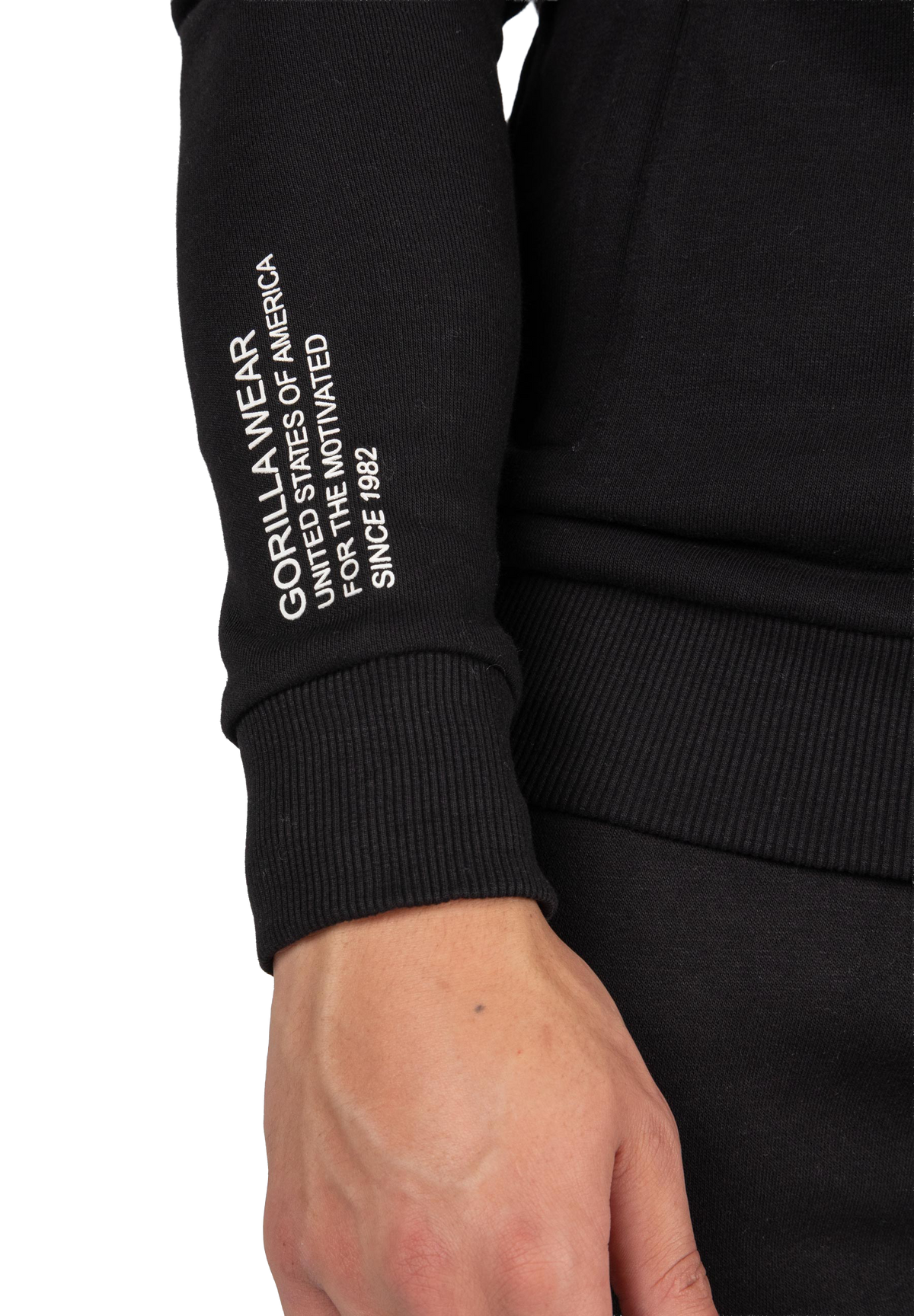 Payette Zipped Hoodie | Black