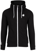 Payette Zipped Hoodie | Black