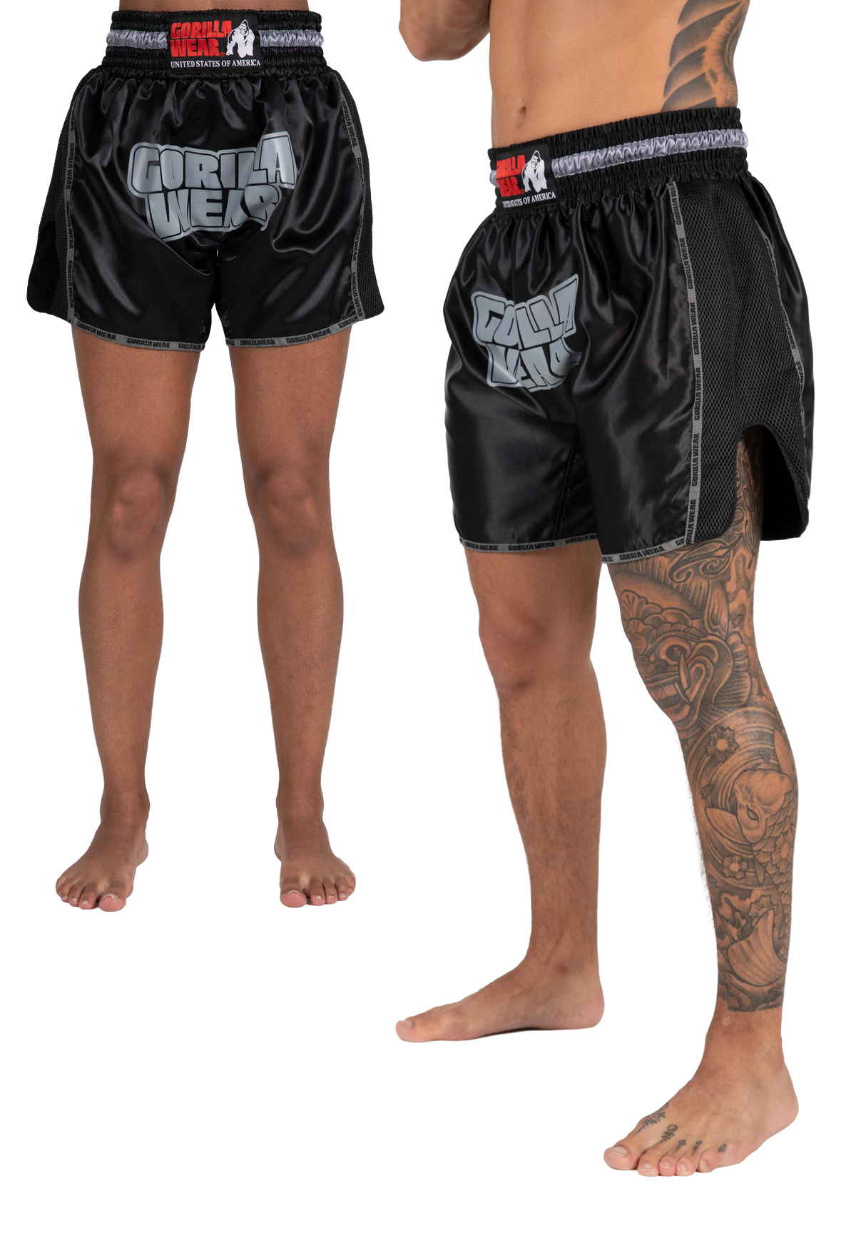 Piru Muay Thai Shorts | Black