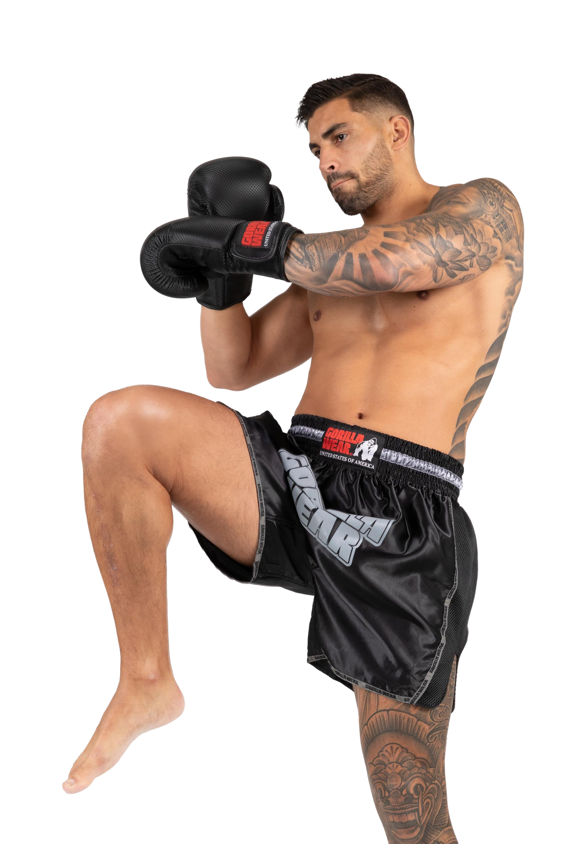 Piru Muay Thai Shorts | Black