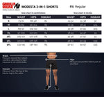 Modesto 2-In-1 Shorts | Black