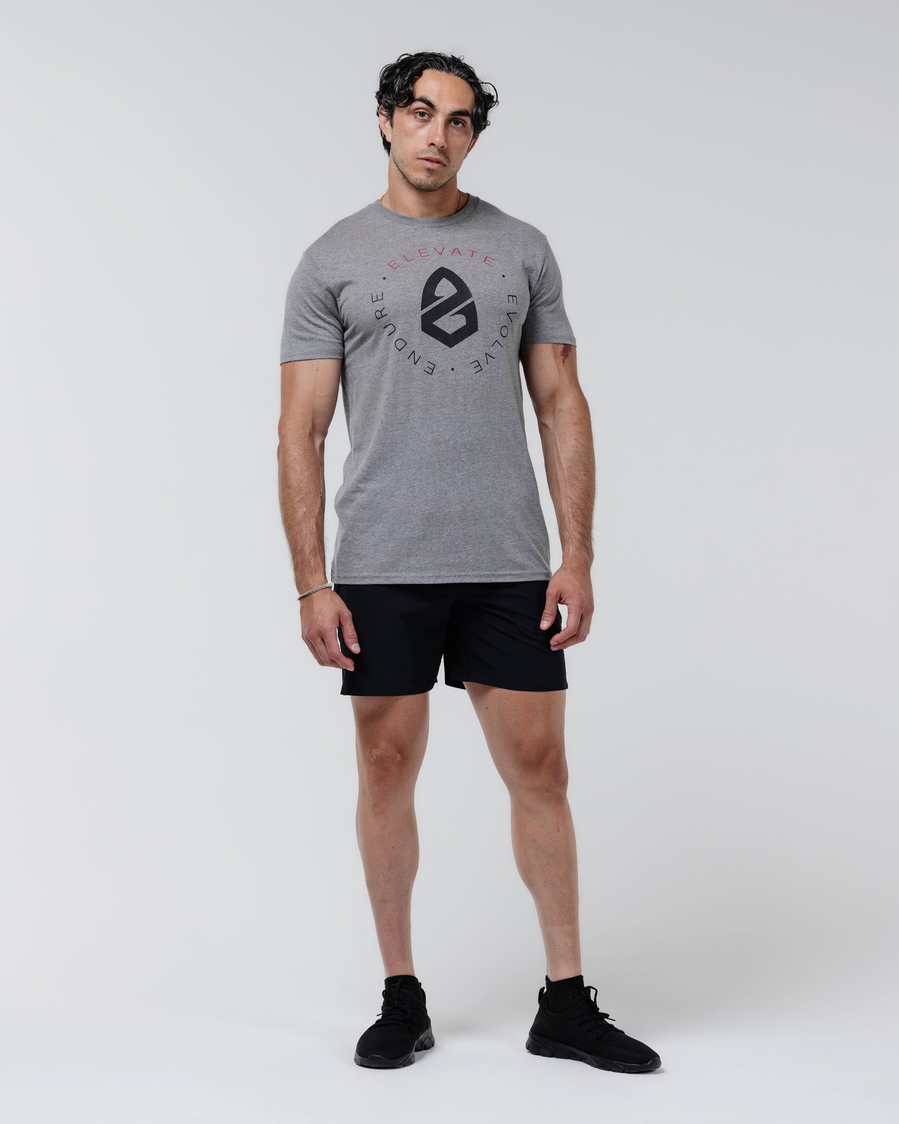 Shield Graphic Tee | Grey