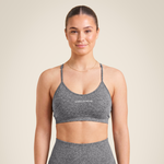 Quincy Seamless Sport Bra | Gray Melange
