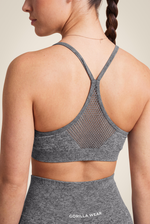 Quincy Seamless Sport Bra | Gray Melange
