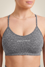 Quincy Seamless Sport Bra | Gray Melange