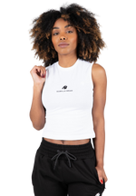 Livonia Crop Top | White
